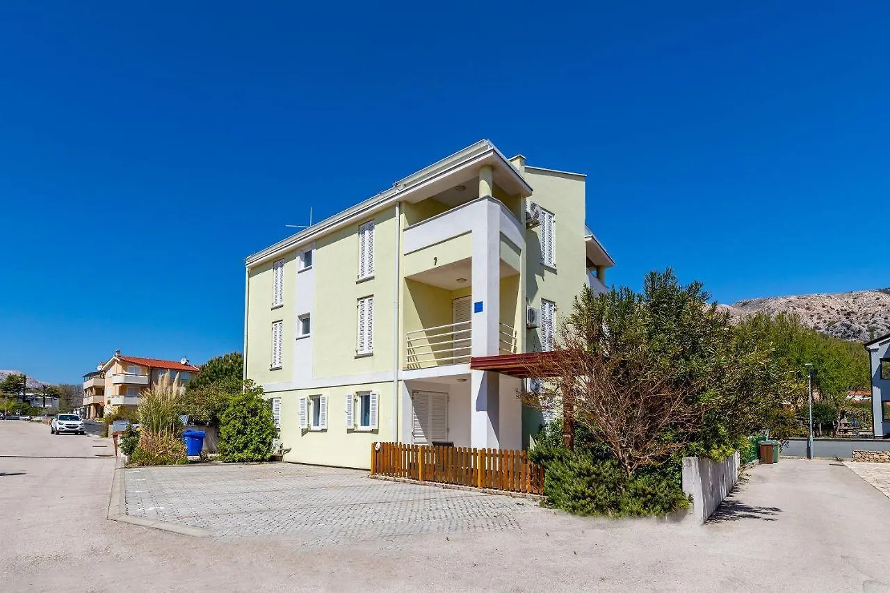 Apartment Nur 350 Meter Zum Kieselstrand Baska  Croatia